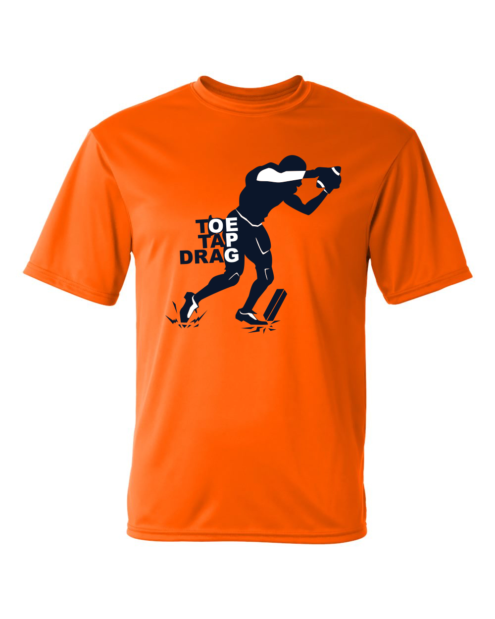 ToeTapDrag v2 Tshirt Orange Bangles
