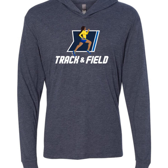 Track and Field Hoodie Gray