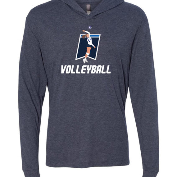 Volleyball Hoodie Gray