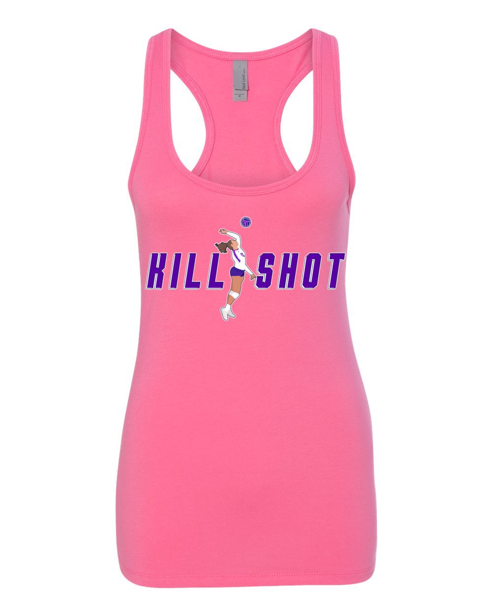 Volleyball player in action