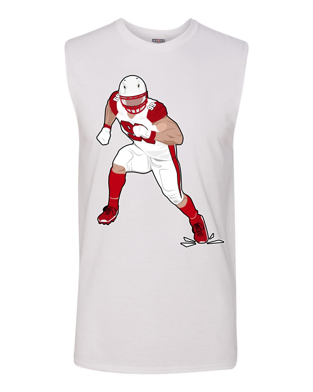1st step in football sports Sleeveless Tank